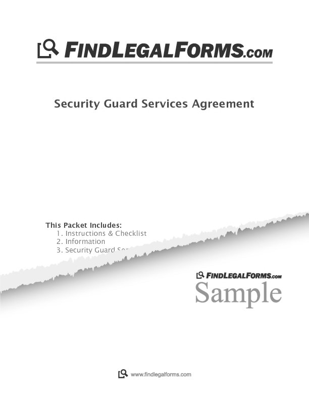 new jersey service agreement security guard sample security guard services agreement