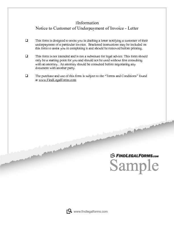 Underpayment Letter Sample Underpayment Letter Sample