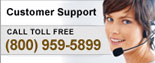 Customer Support: (800) 959-5899